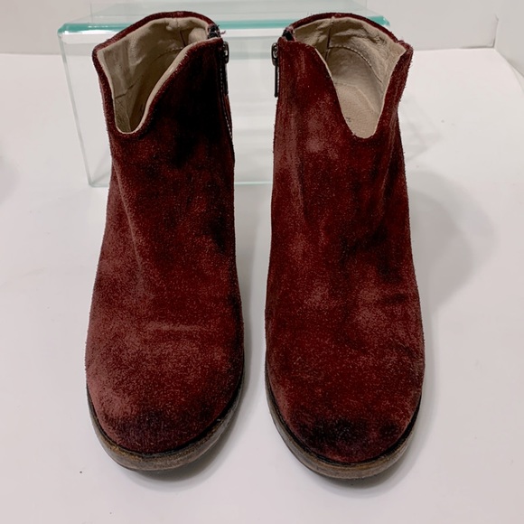 FREEBIRD Detroit red wine suede bootie - Picture 8 of 16